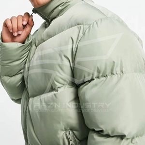 Bubble Winter Resistant Packable Lightweight <b>Hooded</b> Puffer Oem Custom Breathable Quilted <b>Padded</b> Puffer Women And Men's <b>Jackets</b> - Product Image 3