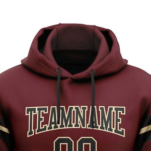 Sweat-shirts à capuche de baseball personnalisés pour hommes, jeunes et femmes – Vêtements de sport athlétiques tendance pour équipes – Pull-over sublimé – Collection Automne - Product Image 4