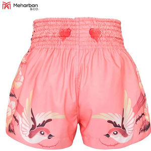 กางเกงขาสั้นมวยไทยพิมพ์ลายสำหรับต่อยมวย/ชกมวยไทย - Product Image 5