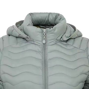 Veste universitaire en denim de style rétro pour unisexe avec fermeture éclair, bordure côtelée imperméable, look formel élégant - Product Image 2