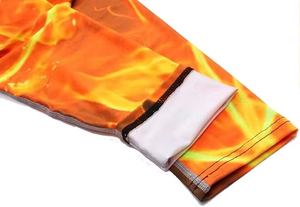 Rashguard à manches longues en tissu Spandex respirant et compressif pour la sublimation, idéal pour le MMA, avec logo personnalisé, indispensable pour la salle de sport - Product Image 5