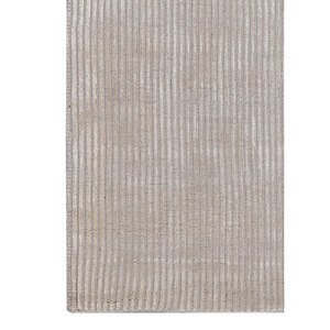 Tesoro Ivory Hand Loom Wool Viscose Kilim Rug Luxury Modern Muslim Floor Rugs for Teens Solid Color Jute Hwv-13030(Fr) <b>Washable</b> - Product Image 4