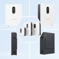 Batterie lithium-ion Sunark économique 51,2 V 5 kWh 10 kWh 15 kWh avec nouveau design mural pour usage domestique