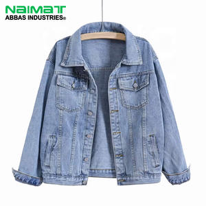 Colección de Chaquetas Vaqueras para Hombre y Mujer, Chaqueta de Mezclilla de Manga Larga, Estilo Casual Vintage, Dos Tonos, Prendas Exteriores de Algodón - Product Image 1