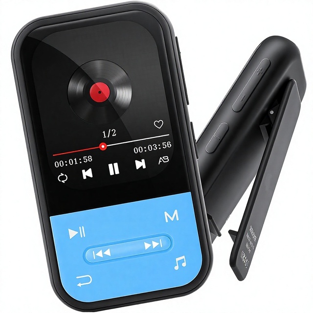 M11 MP3/MP4 Portable Player Student Edition for 5.3 with Flac/Wav Support-Plastic Design for High School Students