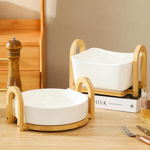 ชุดชามสลัดไม้และแก้วแบบใหม่ ขายดี 3 ใบ เหมาะสำหรับใช้ในบ้าน สวน ฟาร์มเฮาส์ ห้องนั่งเล่น ห้องนอน และอื่นๆ - Product Image 5