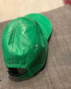 Custom 5-Panel Vintage Sporty Cap with Dot Pattern Velour Terry Fabric Lace Panel Puff Printing for Business or Street Style - Product Image 2