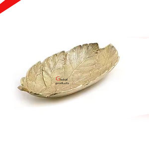 Plato de servicio de aluminio y metal con acabado plateado más vendido para restaurante y bar de hotel - Product Image 4