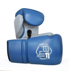 Guantes de boxeo profesionales con cordones de 12oz y 14oz para hombres y mujeres Muay Thai Kickboxing Bag Punching Mitt para el trabajo Sparring Training - Product Image 1