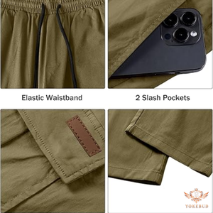 NOUVEAU Pantalon cargo décontracté pour hommes Joggers Pantalon de survêtement extensible Pantalon tactique de randonnée avec cordon de serrage multi-poches Vente en gros OEM de BD - Product Image 6