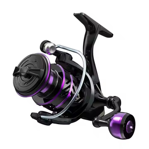Moulinet de pêche spinning pour eau salée à longue portée avec corps métallique anti-corrosion, idéal pour la pêche en ruisseau ou en lac – Option de vente en gros pour les détaillants - Product Image 1
