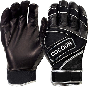 Gants de frappe de baseball personnalisés OEM Elite, confort professionnel, poignée en cuir lisse, respirant, dos personnalisable, logo couleur, main droite/gauche - Product Image 3