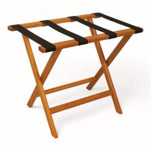 Heavy Duty Wooden Luggage Rack For Commercial Use Capable Of Supporting Large <b>Suitcases</b> Without Bending Or Damage - Product Image 6