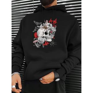 Pull-over de loisirs d'automne/hiver pour hommes, tricots et sweatshirts standard d'une couleur fabriqués en Chine - Product Image 1