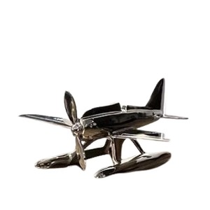 Excellente finition, sculptures métalliques robustes d'hélicoptères présentant différents types d'art aéronautique, arrivée fantastique. - Product Image 3