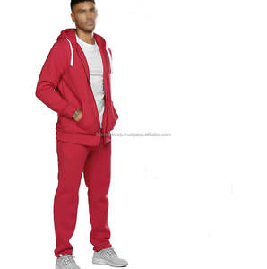 Haute qualité sur mesure Logo blanc 100% Polyester survêtements décontracté hiver survêtement pour hommes grande taille prix de gros vêtements de sport - Product Image 6