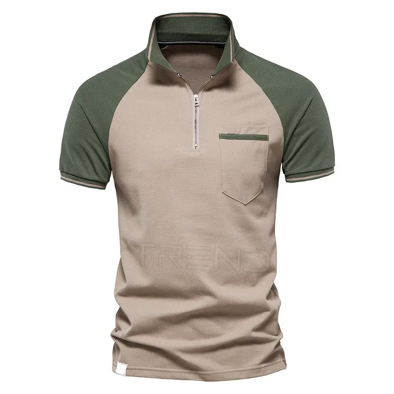 Camiseta de diseño único para hombre, Polo de tela suave lisa de Color brillante, estilo de moda, diseño personalizado
