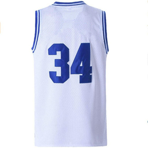 Maillot de basket-ball personnalisé pour jeunes meilleur design bleu et blanc couleur dernière équipe de basket-ball porter des maillots - Product Image 4