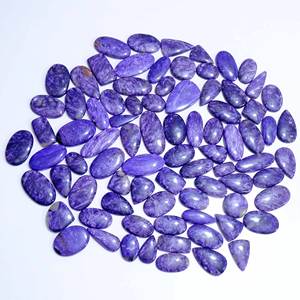 Cuarzo fino de forma mixta de charoita de piedras preciosas sueltas de cabujón Natural superior para la fabricación de joyas - Product Image 2