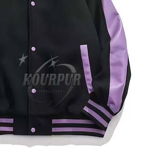 Precio al por mayor personalizado Varsity chaqueta Stand Collar Letterman chaqueta para los hombres de talla grande barato Pakistán Fabricación - Product Image 3