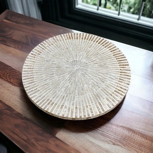 ถาดเก็บไม้ถูพื้นทรงกลมใหม่ถาดใส่ของแบบหมุนได้พร้อมสีสวย - Product Image 1