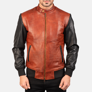 Vestes pour hommes High Street Fashion veste en cuir d'extérieur d'hiver pour tenue décontractée style décontracté grande taille - Product Image 1