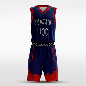 Venta al por mayor de uniformes de baloncesto de secado rápido personalizados conjuntos transpirables en sublimación completa ropa deportiva de equipo barata al por mayor personalizada - Product Image 5