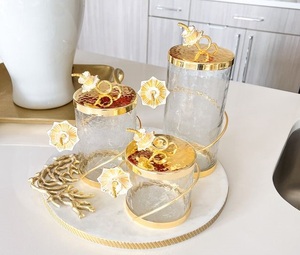 Recién llegado, con aspecto tarro de vidrio, producto de utensilios de cocina, contenedor doméstico, bote de tamaño pequeño para fruta seca con calidad sostenible - Product Image 1