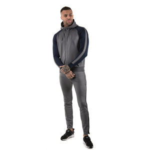 Survêtement de sport tricoté mince et lourd 2025 personnalisé pour hommes, imprimé d'hiver, ensembles de sport vierges grande taille personnalisés - Product Image 6