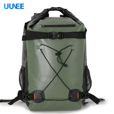 UUNEE Versatile PVC Roll Backpack Unisex Hasp Closure Premium Environmental Customizable Fashion Style Outdoor Hiking Waterproof