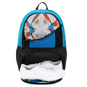 <b>Large</b> <b>Capacity</b> <b>Backpack</b> with USB & Anti-Theft Feature Custom Logo Plus Size Football Bags Made with Durable Polyester Lining - Product Image 1