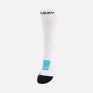 Floky Calza Run Up Chaussettes de sport moyennes Blanc/Bleu clair M-L 40-43 - Product Image 1
