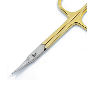 Outil professionnel de soin des ongles de ciseaux de cuticule incurvés d'acier inoxydable pour l'enlèvement et la manucure de peau morte - Product Image 4