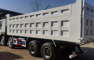 Véhicules d'occasion - Camion benne 12 roues, poids lourd, long-courrier, cabine haute, 6x4, moteur diesel automatique - Product Image 2