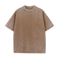 T-shirts délavés à l'acide fabriqués en usine, personnalisables selon votre style, à prix raisonnable, pour hommes, couleurs et tailles personnalisées, haute qualité