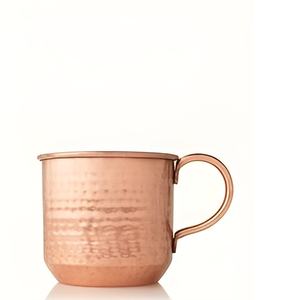 Tazas de cobre de mula de Moscú hechas a mano de diseño moderno, tazas de mula de cerveza martillada para bebidas, regalo único - Product Image 5