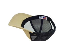 หมวกแก๊ปทรงทรัคเกอร์ 5 แผง ปีกโค้งเรียบ ปักโลโก้ตามสั่ง สำหรับกีฬา เดินทาง สายรัดปรับได้ แฟชั่นทันสมัย ขายส่ง - Product Image 6