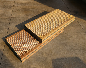 Planches de terrasse en composite WPC écologiques fabriquées en Corée, certifiées KS, imperméables, antidérapantes, pour terrasse extérieure, allée, parc, sans vis - Product Image 1