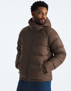 Nouvel arrivage de doudoune à capuche en duvet marron Veste matelassée imperméable et coupe-vent chaude Manteau d'extérieur d'hiver Vestes à bulles pour hommes - Product Image 4