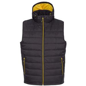 Nouveau design, mode hiver, logo personnalisé, Chauffe-corps hiver gonflé, gilet à col montant pour hommes, vestes bouffantes sans manches - Product Image 3