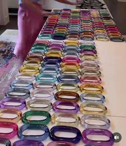 Chaîne de décoration murale Art déco Article en résine Article décoratif de chambre le plus adorable avec prix de vente complet en Inde - Product Image 3