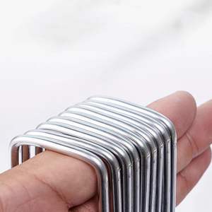 Piquets de jardin Clous de <span class=keywords><strong>gazon</strong></span> de jardin Agrafes de <span class=keywords><strong>gazon</strong></span> antirouille Piquets en U Goupille de fixation de pelouse - Product Image 1