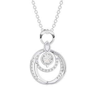Designer 925 <b>Silver</b> and Gold Plated Pendant <b>Necklace</b> Trendy Link Chain Featuring <b>Pearls</b> and Diamond Zircon Made in Vietnam - Product Image 6
