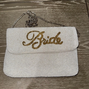 Vente en gros de sac de soirée de luxe avec perles de cristal brodé à la main style sport pour mariée, cadeau de demoiselle d'honneur, couleurs personnalisées, quantité minimale de commande en coton - Product Image 2