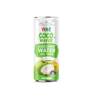 EAU DE COCO AVEC YUZU 320ml, eau de coco végétalienne et boisson au yuzu, sans gluten, sans produits laitiers, marque d'exportation du Vietnam - Product Image 1