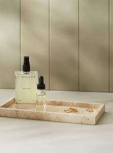 Plateau en marbre intemporel, idéal pour un service élégant, une présentation décorative et des accessoires de décoration intérieure haut de gamme - Product Image 6