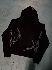 เสื้อสเวตเตอร์มีฮู้ดของผู้ชายแขนยาวผ้าฝ้าย100% มีฮู้ดสีพื้นมีซิปแบบลำลองฤดูใบไม้ร่วงใหม่ - Product Image 6