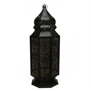 Lanterne marocaine décoration Ramadan porte-bougie fait à la main meilleure vente lanterne décorative d'éclairage domestique écologique - Product Image 4