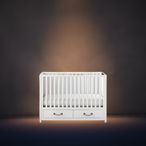 Lit pour bébé en bois massif de haute qualité moderne blanc et noir lit pour enfants style américain prix de gros original d'Indonésie - Product Image 6
