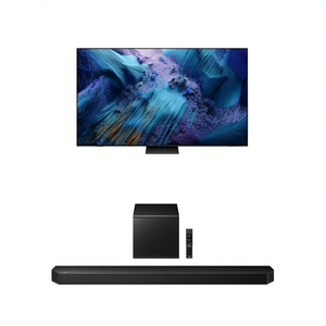 2025 Model 65-Inch Class <b>Mini</b> LED Smart <b>TV</b> 8K Processor 5.1.2ch Home Theater System with Soundbar Subwoofer - Product Image 1